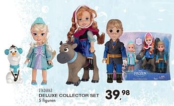 Aanbiedingen Deluxe collector set - Disney  Frozen - Geldig van 23/10/2015 tot 08/12/2015 bij Supra Bazar