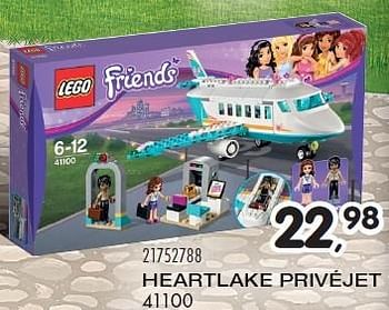 Aanbiedingen Heartlake privéjet - Lego - Geldig van 23/10/2015 tot 08/12/2015 bij Supra Bazar