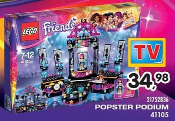 Aanbiedingen Popster podium - Lego - Geldig van 23/10/2015 tot 08/12/2015 bij Supra Bazar