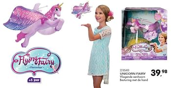 Aanbiedingen Unicorn fairy - Flying Fairy - Geldig van 23/10/2015 tot 08/12/2015 bij Supra Bazar