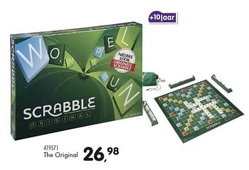 Aanbiedingen Scrabble original - Mattel - Geldig van 23/10/2015 tot 08/12/2015 bij Supra Bazar