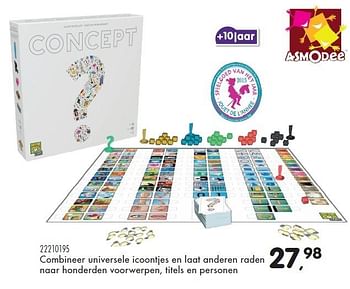 Aanbiedingen Concept? - Asmodee - Geldig van 23/10/2015 tot 08/12/2015 bij Supra Bazar