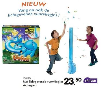 Aanbiedingen Elefun - Hasbro - Geldig van 23/10/2015 tot 08/12/2015 bij Supra Bazar