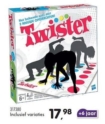 Aanbiedingen Twister - Hasbro - Geldig van 23/10/2015 tot 08/12/2015 bij Supra Bazar