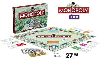 Aanbiedingen Monopoly classic - Hasbro - Geldig van 23/10/2015 tot 08/12/2015 bij Supra Bazar