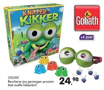 Aanbiedingen Knipper kikker - Goliath - Geldig van 23/10/2015 tot 08/12/2015 bij Supra Bazar