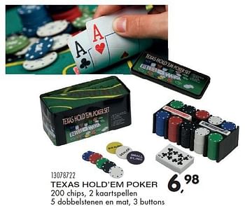 Aanbiedingen Texas hold`em poker - Goliath - Geldig van 23/10/2015 tot 08/12/2015 bij Supra Bazar