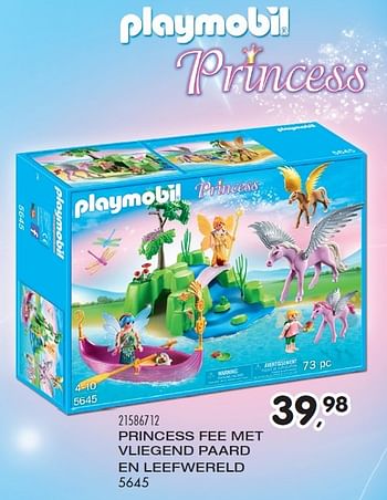 Aanbiedingen Princess fee met vliegend paard en leefwereld - Playmobil - Geldig van 23/10/2015 tot 08/12/2015 bij Supra Bazar