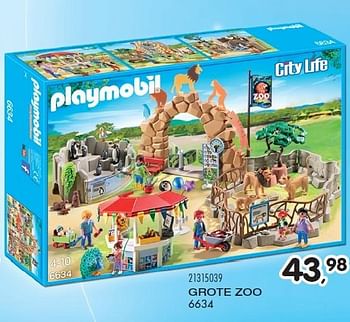 Aanbiedingen Grote zoo - Playmobil - Geldig van 23/10/2015 tot 08/12/2015 bij Supra Bazar