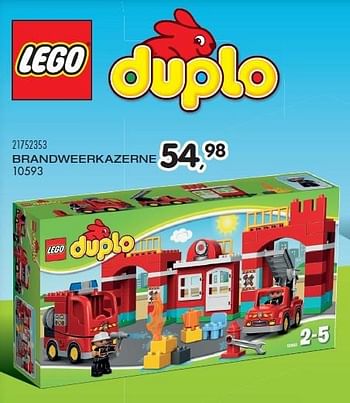 Aanbiedingen Brandweerkazerne - Lego - Geldig van 23/10/2015 tot 08/12/2015 bij Supra Bazar