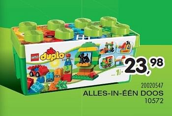 Aanbiedingen Alles-in-één doos - Lego - Geldig van 23/10/2015 tot 08/12/2015 bij Supra Bazar