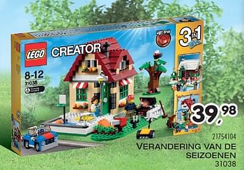 Aanbiedingen Verandering van de seizoenen - Lego - Geldig van 23/10/2015 tot 08/12/2015 bij Supra Bazar