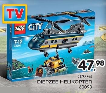 Aanbiedingen Diepzee helikopter - Lego - Geldig van 23/10/2015 tot 08/12/2015 bij Supra Bazar