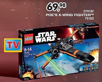 Aanbiedingen Poe`s x-wing fighter - Lego - Geldig van 23/10/2015 tot 08/12/2015 bij Supra Bazar