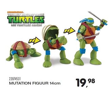 Aanbiedingen Mutation figuu - Ninja Turtles - Geldig van 23/10/2015 tot 08/12/2015 bij Supra Bazar