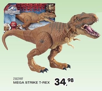 Aanbiedingen Mega strike t-rex - Hasbro - Geldig van 23/10/2015 tot 08/12/2015 bij Supra Bazar
