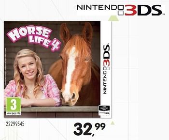 Aanbiedingen Horse life 4 - Nintendo - Geldig van 23/10/2015 tot 08/12/2015 bij Supra Bazar