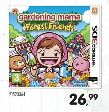 Aanbiedingen Gardening mama forest friends - Nintendo - Geldig van 23/10/2015 tot 08/12/2015 bij Supra Bazar