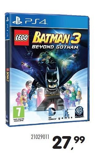 Aanbiedingen Batman 3 beyond gotham - Warner Brothers Interactive Entertainment - Geldig van 23/10/2015 tot 08/12/2015 bij Supra Bazar