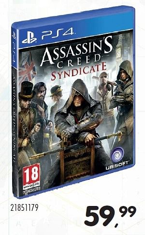 Aanbiedingen Assassin`s creed syndicate - Ubisoft - Geldig van 23/10/2015 tot 08/12/2015 bij Supra Bazar