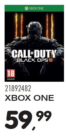 Aanbiedingen Xbox one call of duty black ops lll - Microsoft Game Studios - Geldig van 23/10/2015 tot 08/12/2015 bij Supra Bazar