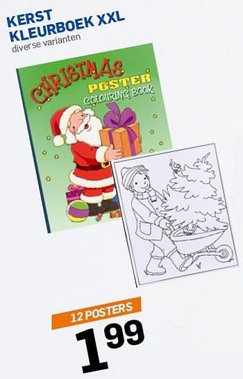 Aanbiedingen Kerst kleurboek xxl - Huismerk - Action - Geldig van 23/10/2015 tot 26/12/2015 bij Action