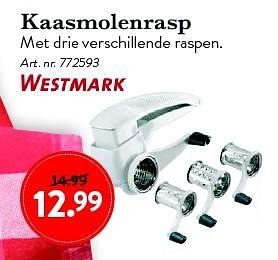 Aanbiedingen Kaasmolenrasp - Westmark - Geldig van 23/10/2015 tot 15/11/2015 bij Cook & Co