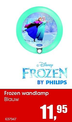 Aanbiedingen Frozen wandlamp - Disney  Frozen - Geldig van 04/11/2015 tot 13/12/2015 bij Multi Bazar