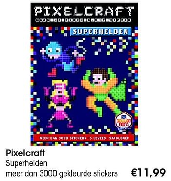 Aanbiedingen Pixelcraft superhelden meer dan 3000 gekleurde stickers - Huismerk - Multi Bazar - Geldig van 04/11/2015 tot 13/12/2015 bij Multi Bazar