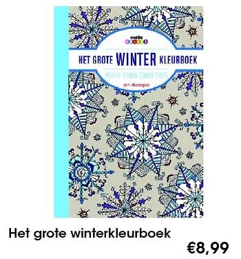 Aanbiedingen Het grote winterkleurboek - Huismerk - Multi Bazar - Geldig van 04/11/2015 tot 13/12/2015 bij Multi Bazar