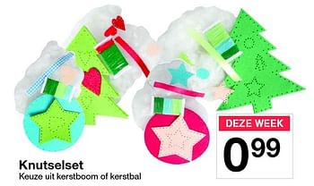 Aanbiedingen Knutselset - Huismerk - Zeeman  - Geldig van 31/10/2015 tot 07/11/2015 bij Zeeman