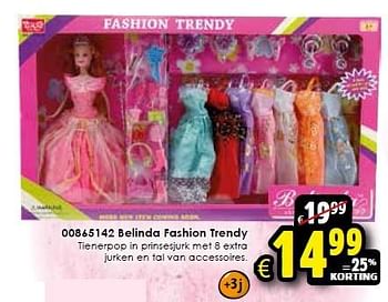 Aanbiedingen Belinda fashion trendy - Mattel - Geldig van 31/10/2015 tot 08/11/2015 bij ToyChamp