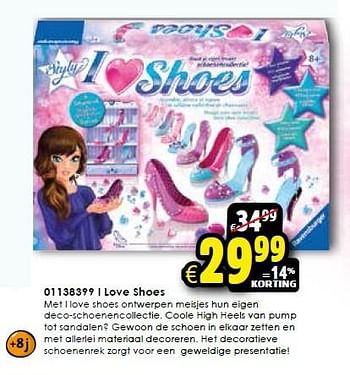 Aanbiedingen I love shoes - Ravensburger - Geldig van 31/10/2015 tot 08/11/2015 bij ToyChamp