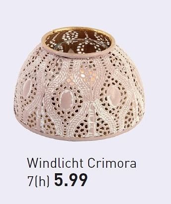 Aanbiedingen Windlicht crimora - Huismerk - Multi Bazar - Geldig van 03/11/2015 tot 25/12/2015 bij Multi Bazar