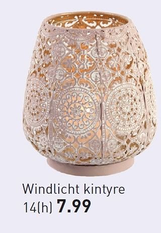 Aanbiedingen Windlicht kintyre - Huismerk - Multi Bazar - Geldig van 03/11/2015 tot 25/12/2015 bij Multi Bazar