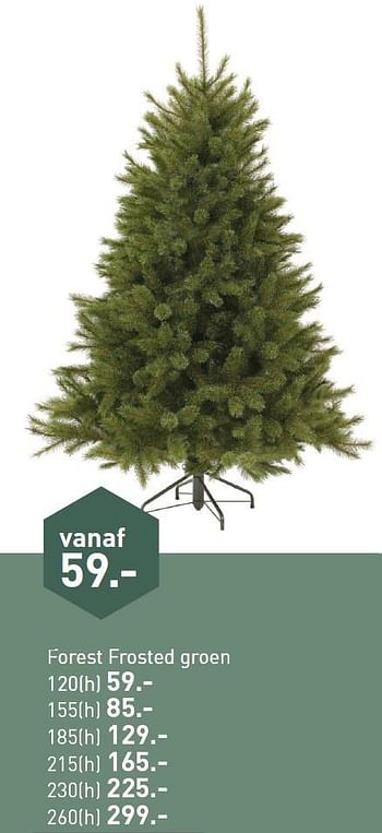 Aanbiedingen Forest frosted groen - Huismerk - Multi Bazar - Geldig van 03/11/2015 tot 25/12/2015 bij Multi Bazar