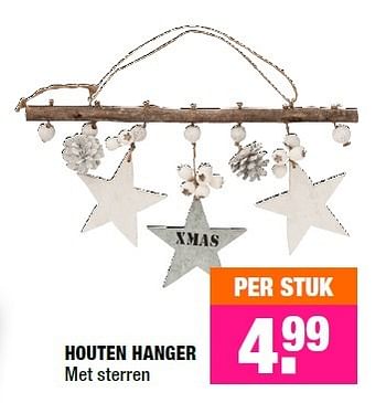 Aanbiedingen Houten hanger - Huismerk - Big Bazar - Geldig van 02/11/2015 tot 15/11/2015 bij Big Bazar