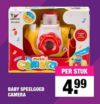 Aanbiedingen Baby speelgoed camera - Huismerk - Big Bazar - Geldig van 02/11/2015 tot 15/11/2015 bij Big Bazar