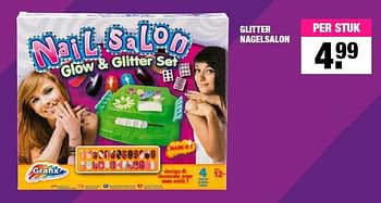 Aanbiedingen Glitter nagelsalon - Grafix - Geldig van 02/11/2015 tot 15/11/2015 bij Big Bazar