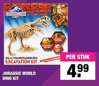 Aanbiedingen Jurassic world dino kit - Jurassic World - Geldig van 02/11/2015 tot 15/11/2015 bij Big Bazar