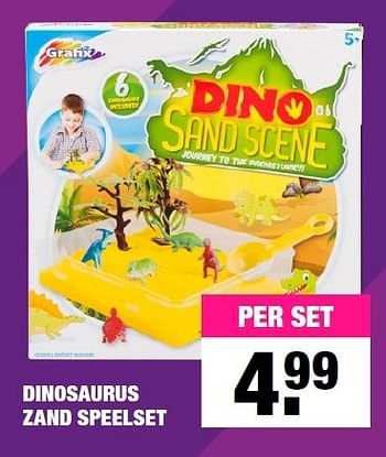 Aanbiedingen Dinosaurus zand speelset - Grafix - Geldig van 02/11/2015 tot 15/11/2015 bij Big Bazar