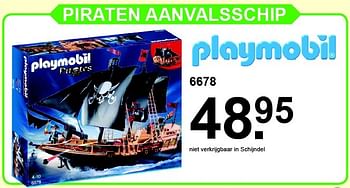 Aanbiedingen Piraten aanvalsschip - Playmobil - Geldig van 08/11/2015 tot 29/11/2015 bij Van Cranenbroek