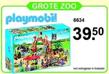 Aanbiedingen Grote zoo - Playmobil - Geldig van 08/11/2015 tot 29/11/2015 bij Van Cranenbroek