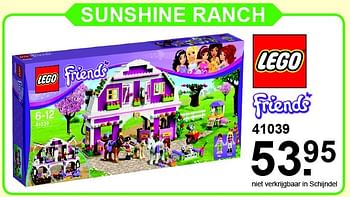 Aanbiedingen Sunshine ranch - Lego - Geldig van 08/11/2015 tot 29/11/2015 bij Van Cranenbroek