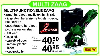 Aanbiedingen 2force multi-functionele zaag - 2Force - Geldig van 08/11/2015 tot 29/11/2015 bij Van Cranenbroek