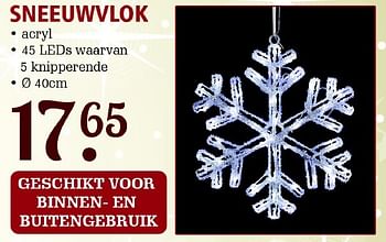 Aanbiedingen Sneeuwvlok - Huismerk - Van Cranenbroek - Geldig van 08/11/2015 tot 29/11/2015 bij Van Cranenbroek