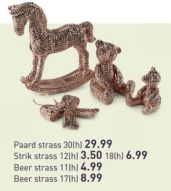 Aanbiedingen Paard strass - Huismerk - Multi Bazar - Geldig van 03/11/2015 tot 25/12/2015 bij Multi Bazar