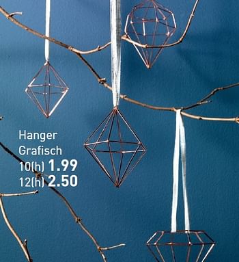 Aanbiedingen Hanger grafisch - Huismerk - Multi Bazar - Geldig van 03/11/2015 tot 25/12/2015 bij Multi Bazar