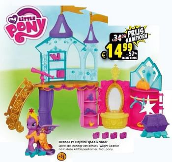 Aanbiedingen Crystal speelkamer - My Little Pony - Geldig van 09/11/2015 tot 15/11/2015 bij ToyChamp