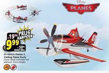 Aanbiedingen Planes 2 ceiling plane dusty - Disney - Geldig van 09/11/2015 tot 15/11/2015 bij ToyChamp